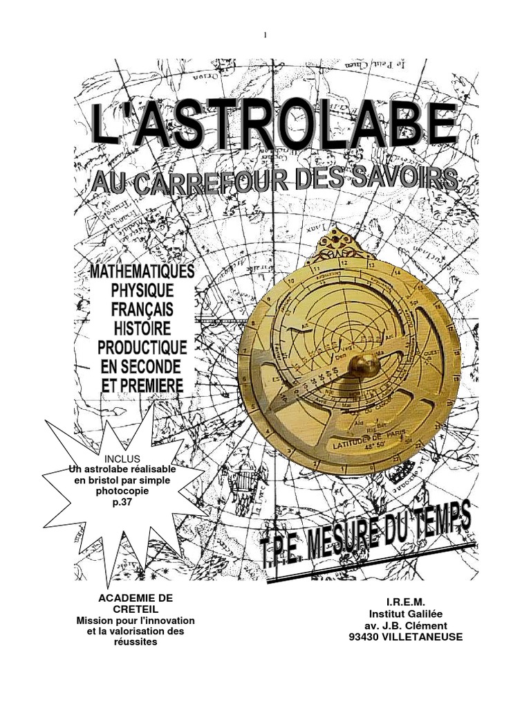 Astrolabe 1 | Science | Astronomie