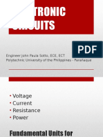 Electronic Circuits: Engineer John Paula Sotto, ECE, ECT Polytechnic University of The Philippines - Parañaque