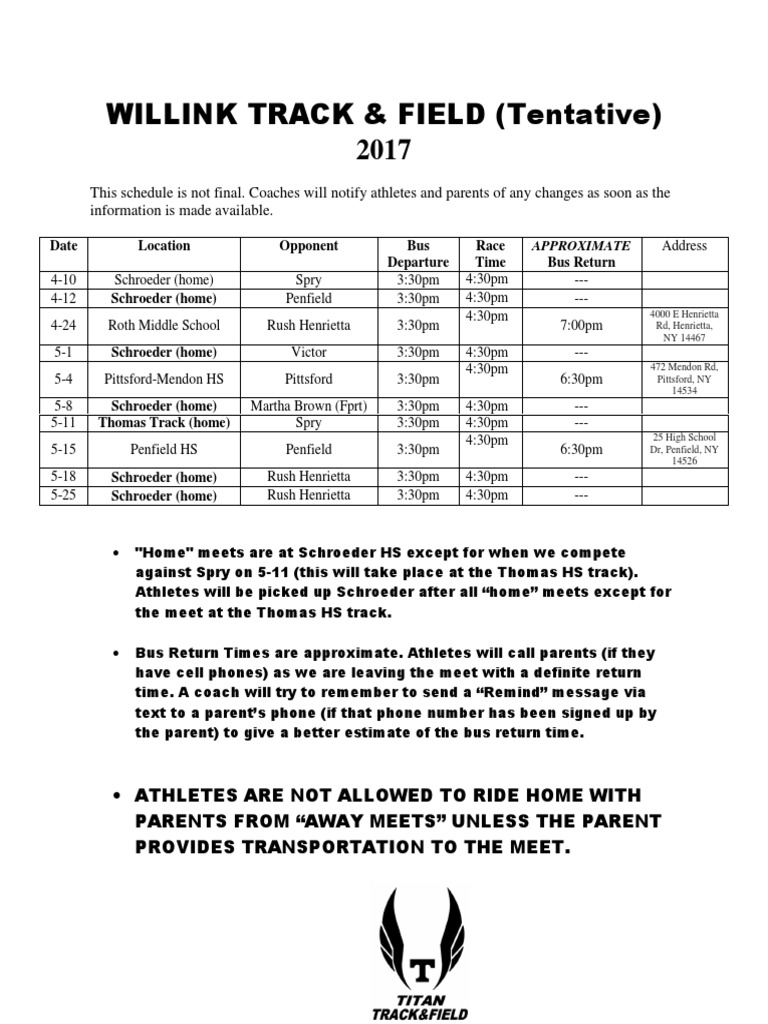 Competition Schedule Pdf Sports Transport