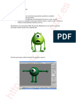 Creación de Mike Wazowski en 3ds Max