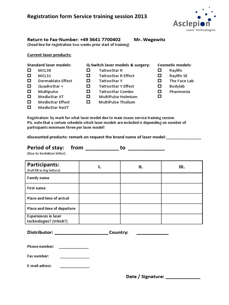 Registration Service Training 2013 | PDF
