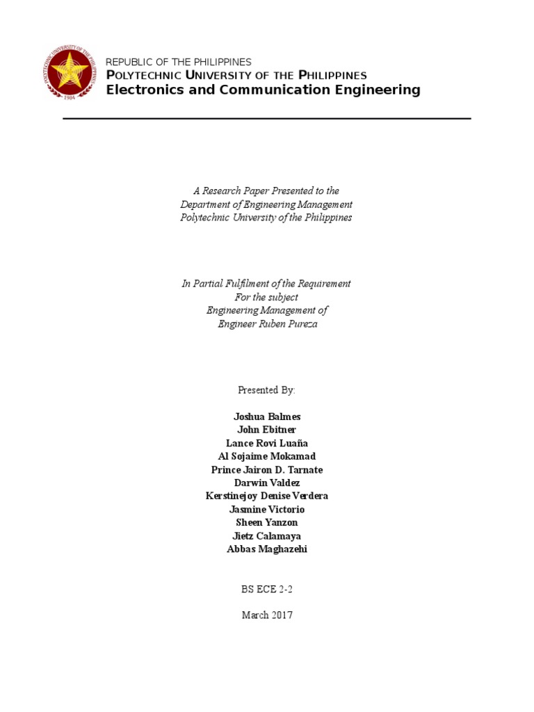 Engineering Management Research Overview | PDF | Cognition | Schools
