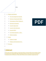 Streptozotocin Diabetes Mellitus