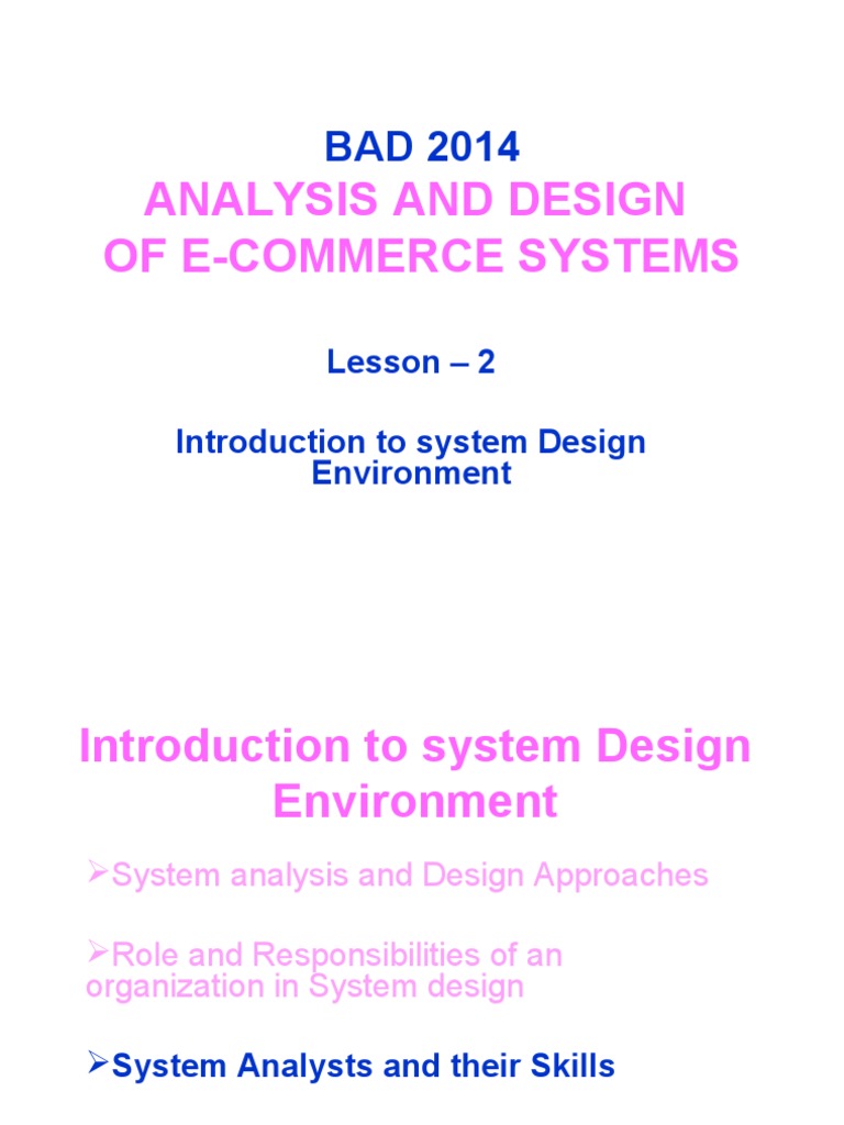 E-Commerce System Design Overview | PDF | Information System | System