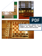 Different Board Games Originated From The Philippines and Adopteed From Foreign Countries Can Also Be Seen in The Museo