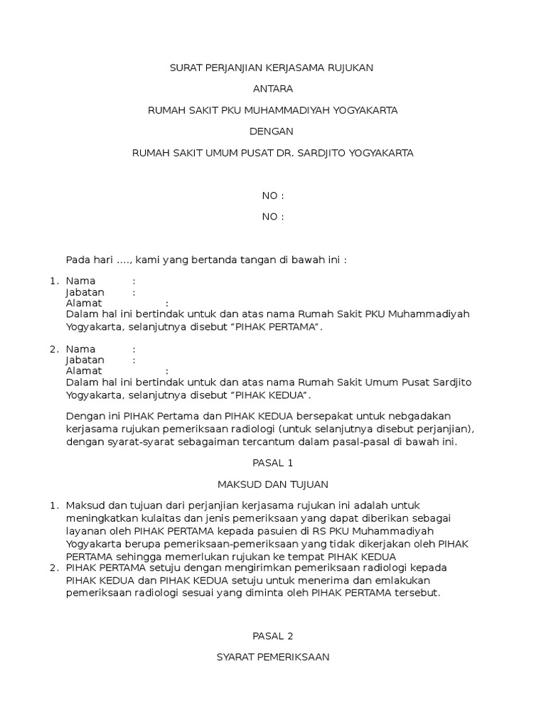 SURAT PERJANJIAN KERJASAMA RUJUKAN RADIOLOGI.docx