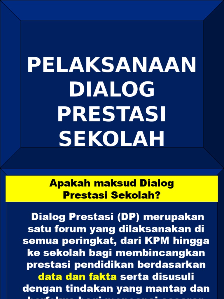 Dp 1 Tapak Laporan Dialog Prestasi 1 Hem 2020 Pdf