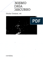 AMSTRONG, N; Buttafuoco, A; Chow, R; McDonald, C; Calefato, P; Violi, P; Brawer, A; Kirkpatrick, S. (1990) Feminismo y Teoría del Discurso. España- Giulia Colaizzi.so.pdf
