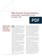 Richard Goodwin:: Porosity, Parasites and Public Art