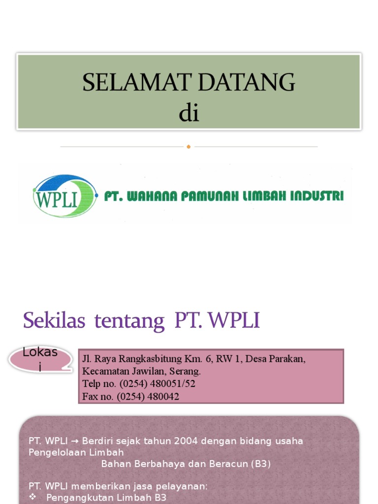 A Presentation WPLI | PDF