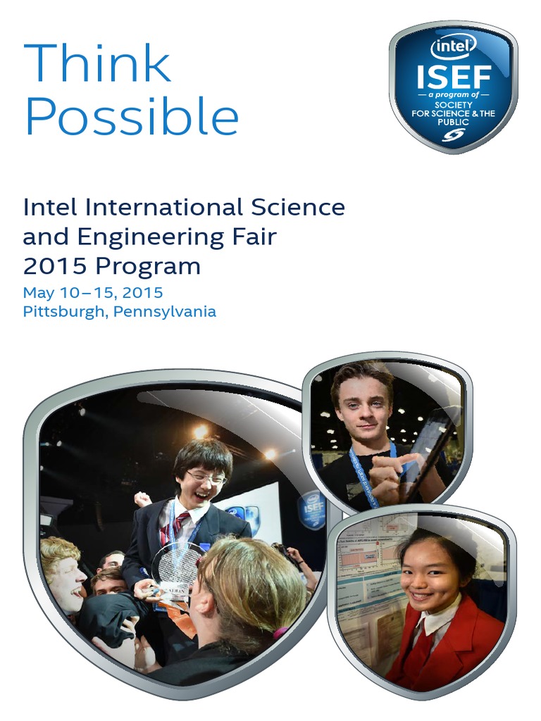 Intel ISEF 2015 Program FINAL 5-10-2015-Low PDF Science And Technology Science