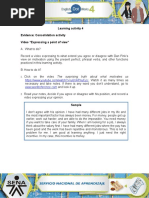 Evidence Consolidation Activity