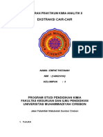 Laporan (Ekstraksi Cair-Cair)