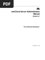 Owncloud Server Administration Manual PDF