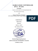 Programmable Logic Controller (PLC) - Scada: Synopsis