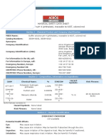 MSDS Buffer Solution PH 4.0 PDF