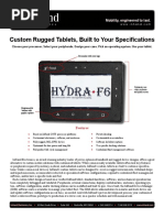 Custom Rugged Tablets, Built to Your Specifications