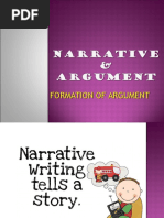 Arguement and Narration'1