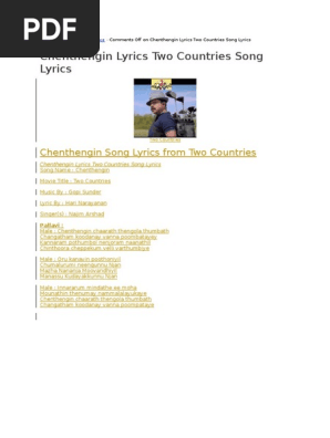 Lyrics scribd