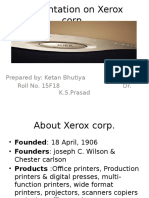 New Microsoft PowerPoint Presentation of Xerox