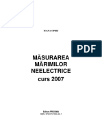 Masurari Neelectrice - Curs 2007 PDF