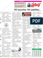 ISRO Launches 104 Satellites... : For All Competitive Exams..