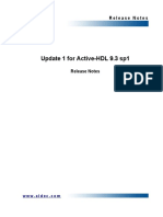 Active-HDL 9.3sp1 Update1 RN