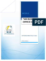 UNTUK MODUL MICROSOFT WORD 2010