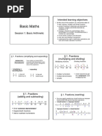 Basic Maths Session1 SLIDES