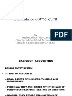 Trial Balance - GT"NG K/Lif) F - : by Kushmakhar Neupane Chartered Certified Accountant