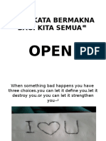 Kata-Kata Bermakna Bagi Kita Semua