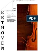 Beethoven Concert Poster