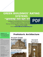 Green Buildings' Rating Systems "Where Do We Stand?": Prof. Dr. Mohamed Moemen Afify