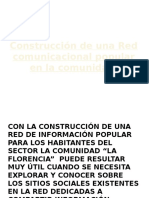 Construcción de Una Red Comunicación Popular Diapositivas