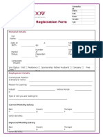 Registration Form: Personal Details