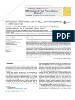 Photocatalytic activity of TiO2, ZnO and Nb2O5 applied to degradation of textile wastewater