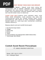 Download Contoh Surat Resmi Perusahaan by Andreas T Magapay SN342442453 doc pdf