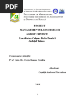 Proiect Mang resurselor agroturistice in comuna Crisan-Delta Dunarii judetul Tulcea.docx