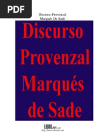 Discurso provenzal - Marqués de Sade