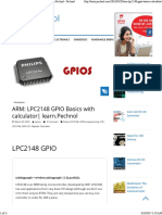 ARM - LPC2148 GPIO Basics With Calculator - Learn - Pechnol - Pechnol