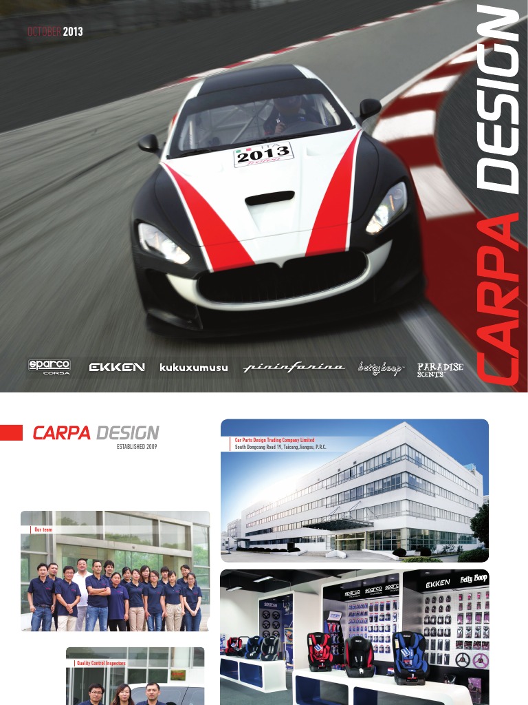 Car Parts Design Trading Company 2013 Catalog Overview PDF Rust