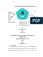 Laporan Praktikum Teknologi Pangan