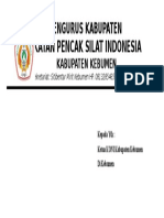 Pengurus Kabupaten Ikatan Pencak Silat Kebumen