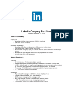 Linkedin Company Fact Sheet 09-22-16