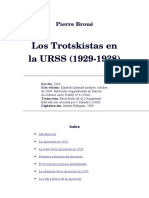 Broué, Pierre (MIA) - Los Trotskistas en La URSS