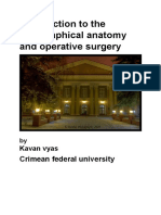 Introduction To The Topographical Anatomy and Operative Surgery