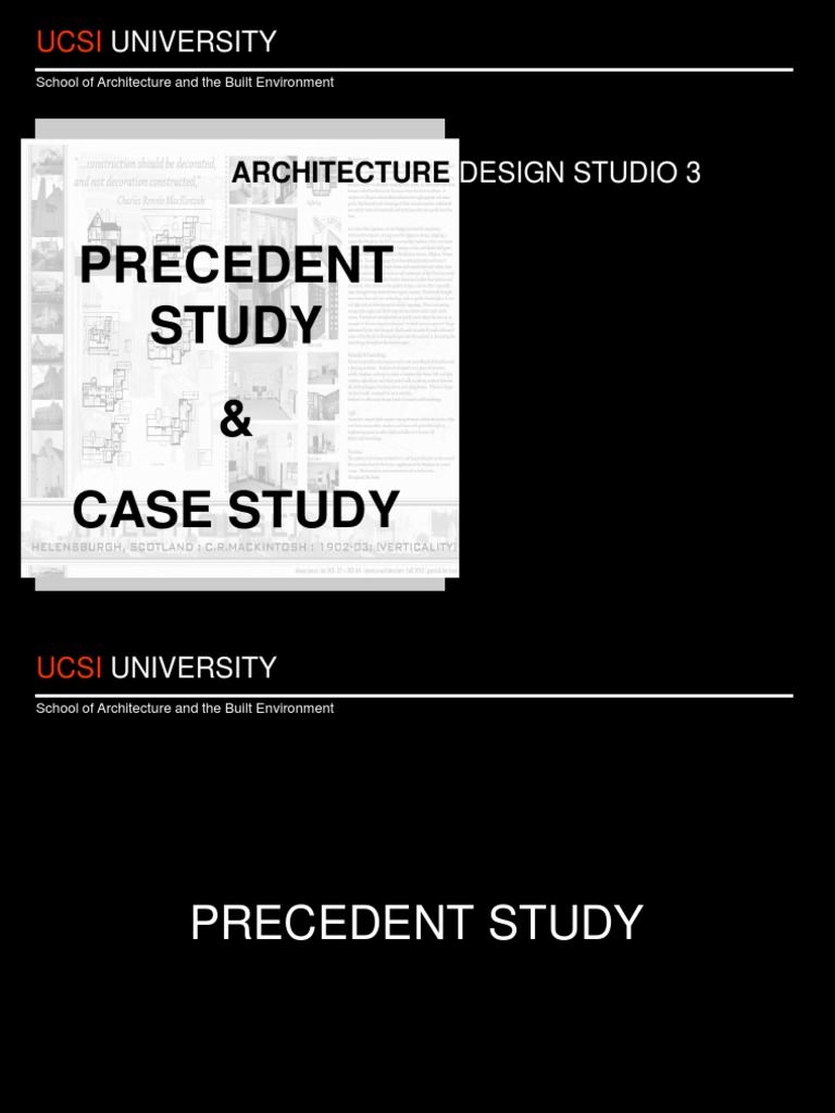 Importance of Precedent Studies in Architecture | PDF | Precedent | Design