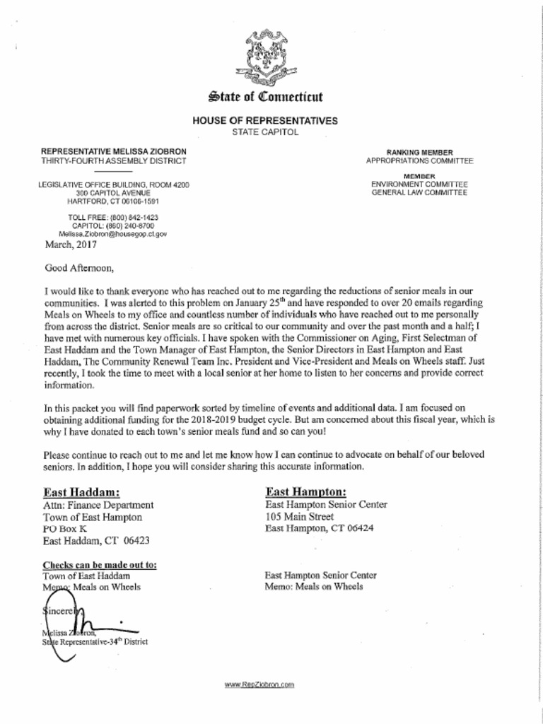 Meals on Wheels Information