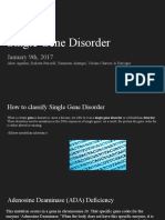 Single Gene Disorder
