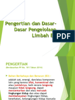 1 - Pengertian Dan Dasar-Dasar Pengelolaan Limbah B3